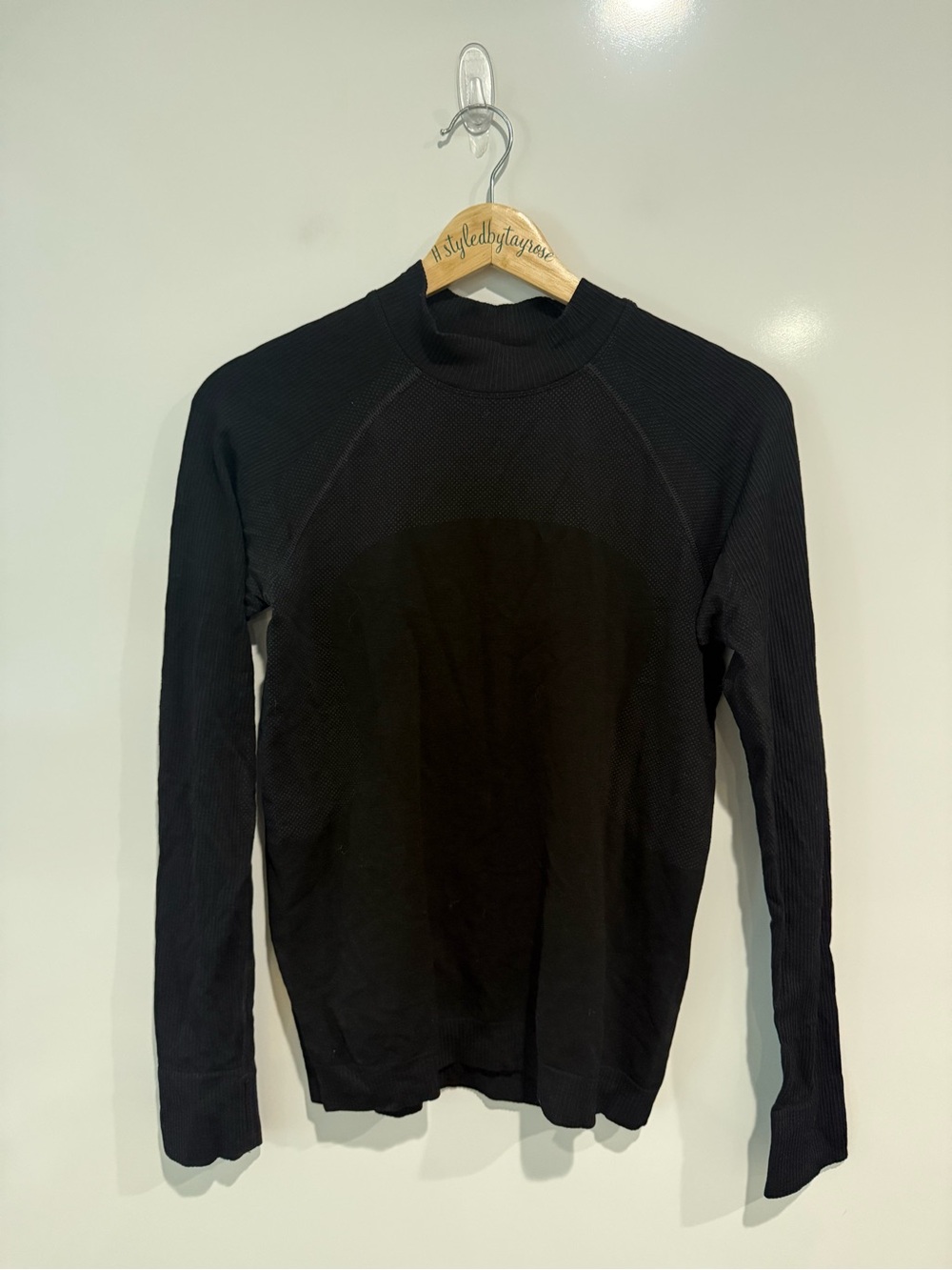 Lululemon Black Wool Pullover Top